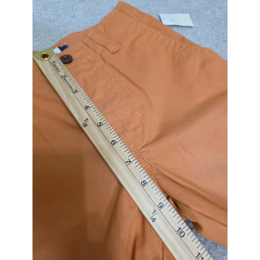 Gap Kids Relaxed Fit Chino Pants Orange Size 8 Regular NWT Adjustable Waist